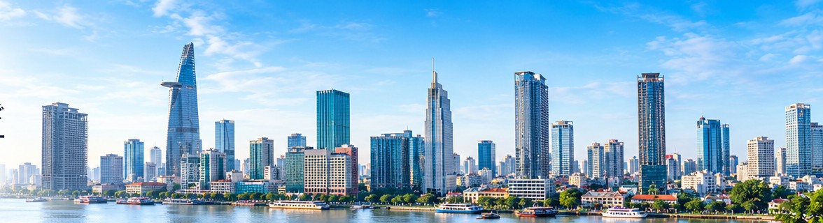 ベトナム・ホーチミンの都市風景イメージ